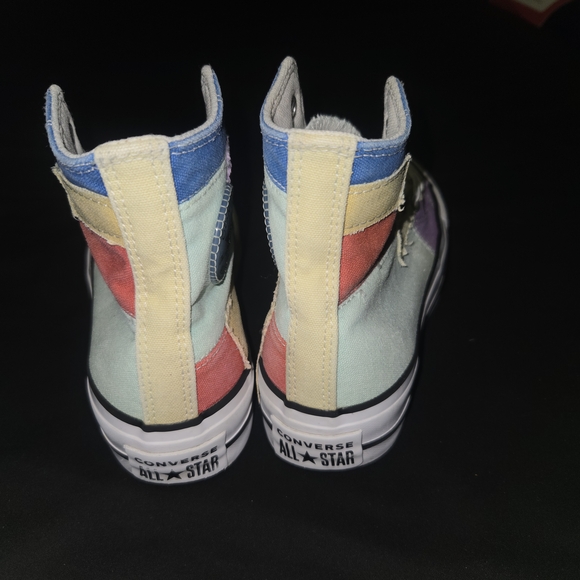 Converse Colorful Patchwork High-Tops - Picture 3 of 8